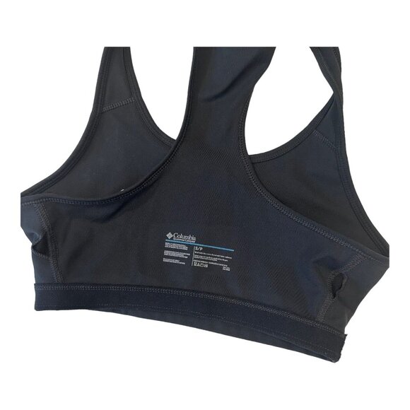 Columbia Women SZ SMALL Classic Logo Racerback Omni Wick Bra Sport - Unlined - Picture 4 of 6